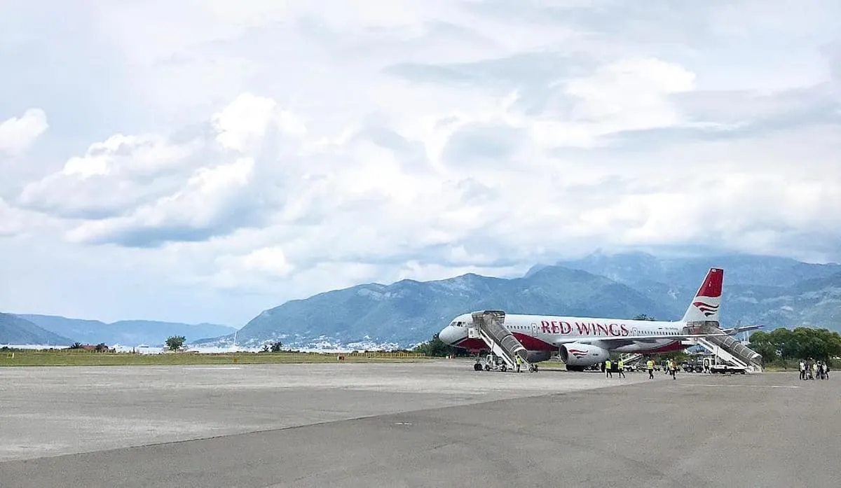 Compagnie aérienne russe Red Wings Airlines à l aéroport de Tivat TIV