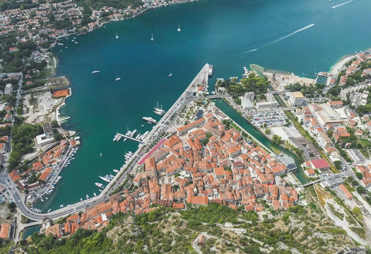 The view from the summit of Kotor