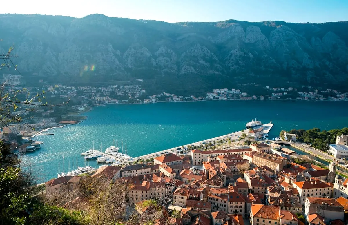View of Kotor from St John’s Fortress